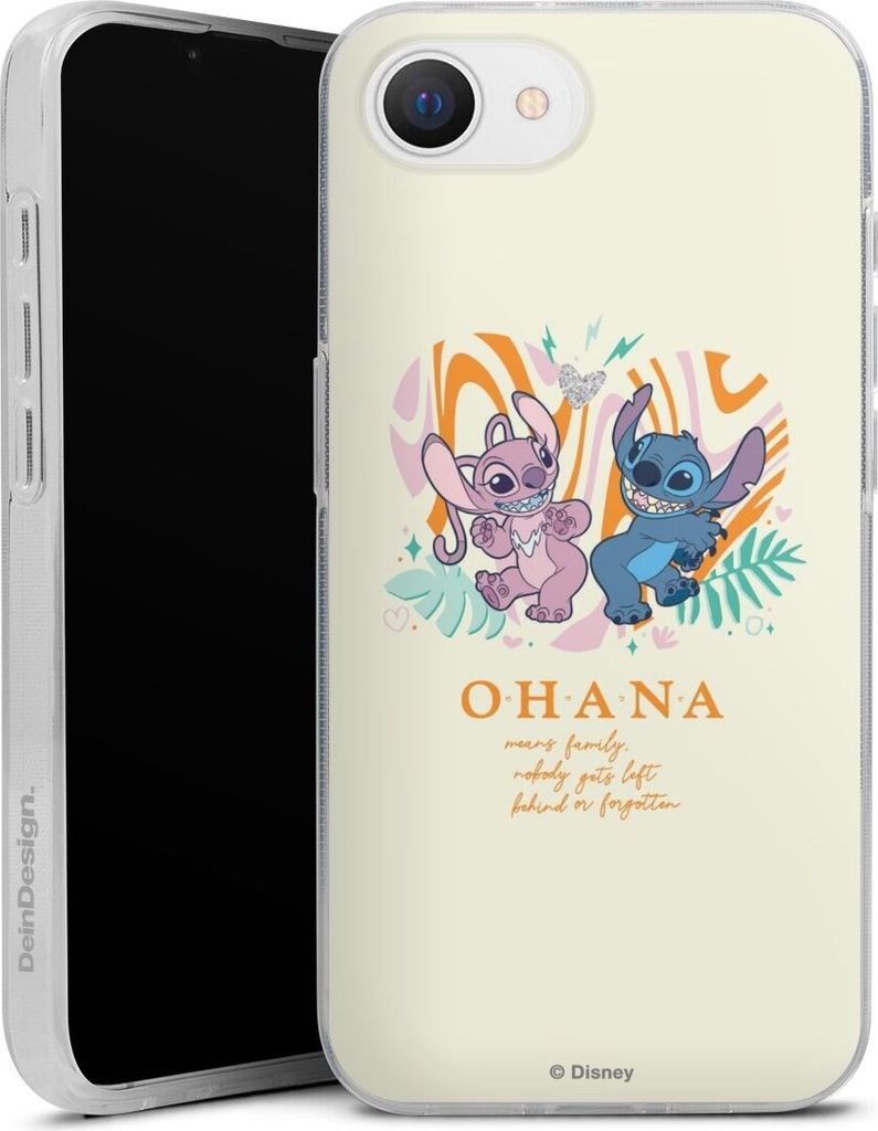 DeinDesign Handyhülle für Apple iPhone 16e Silikon Hülle Case Smartphone Schutzhülle Disney Offizielles Lizenzprodukt Lilo & Stitch