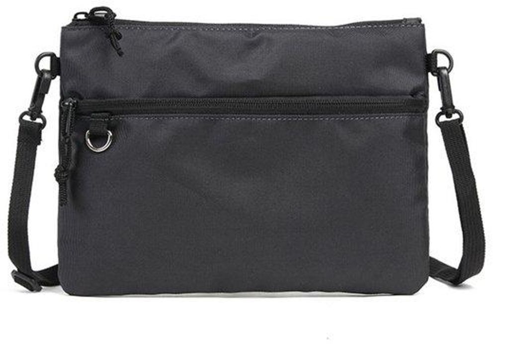 Verschillende kleuren beschikbaar - verstelbare crossbodytas voor dagelijks gebruik reizen en sport - zwart