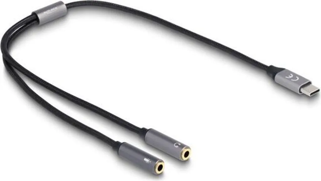Adaptateur DELOCK USB-C : Solution pour brancher Casque et Micro Jack