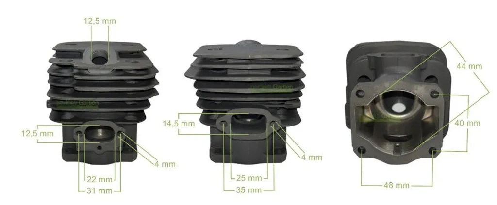 Rinascita Dolmar: Kit Cilindro e Pistone 44mm per 115 e PS52 - 2