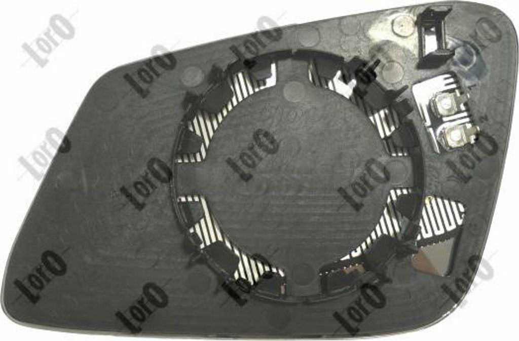 ABAKUS 0431G02 Spiegelglas, Außenspiegel OE 51167186588 kompatibel mit 5er F11, 5er F10