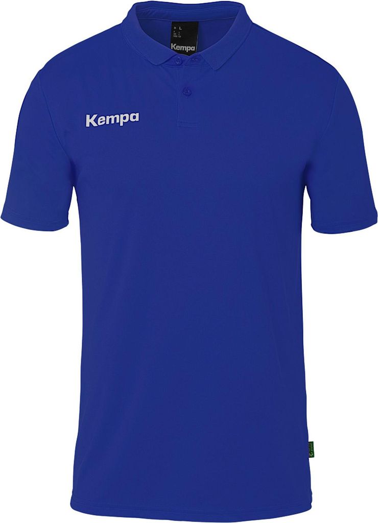 Kempa Poly Polo Shirt - royal, Größe:S