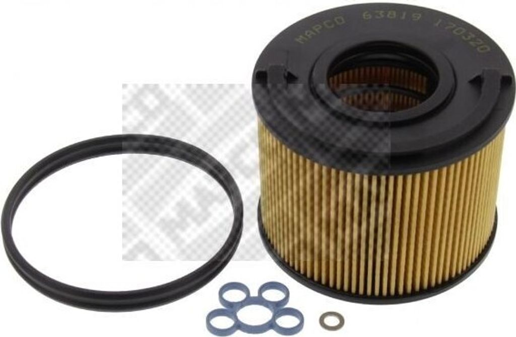 Kraftstofffilter MAPCO 63819 für VW Touareg (7LA, 7L6, 7L7) Filtereinsatz