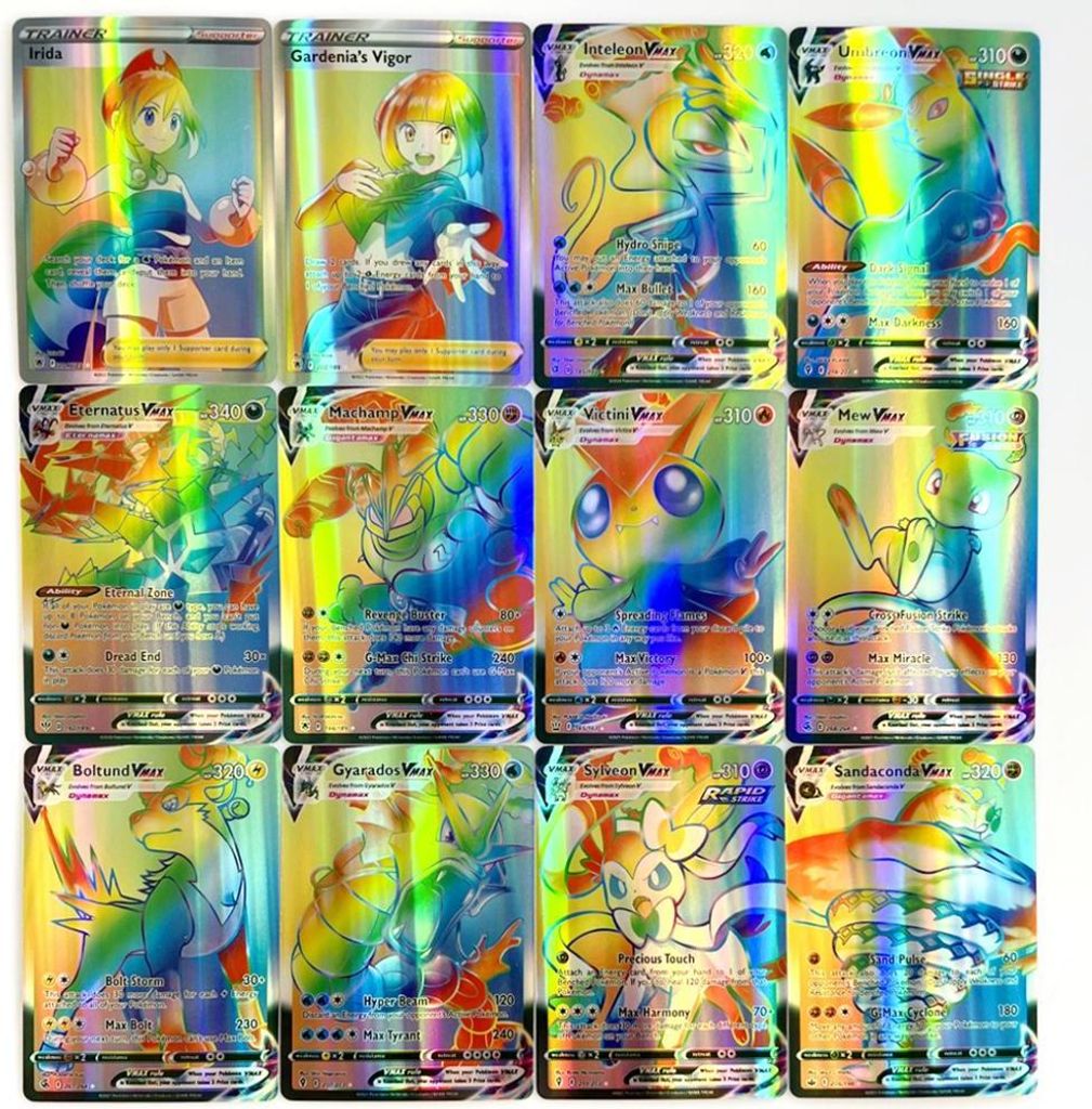 60-teiliges Anime-Karten-Set, englisches Cartoon-Spiel, Kinder-Handelsbrett