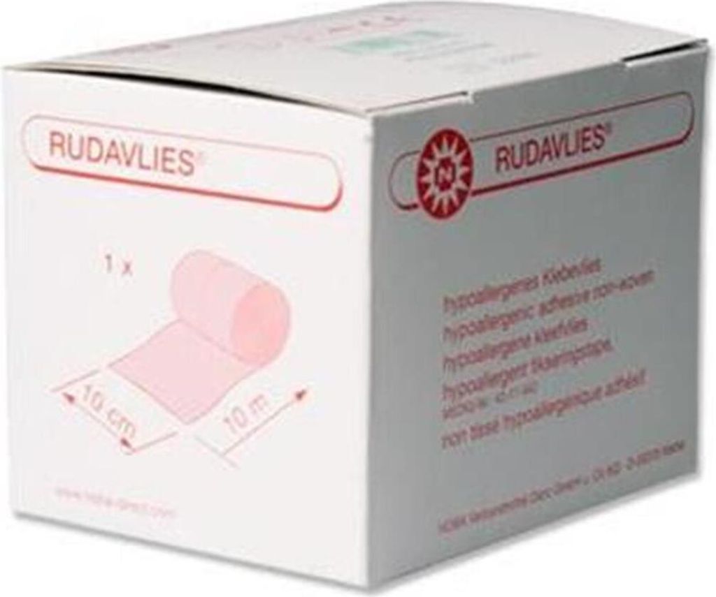 NOBA Rudavlies Klebevlies hypoallergen 1 Rolle 10 cm x 10 m