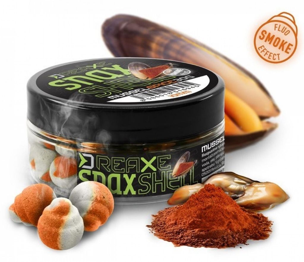 Delphin® Boilies Delphin D SNAX WAFT SHELL - Mušle / Koření Obrázek produktu 