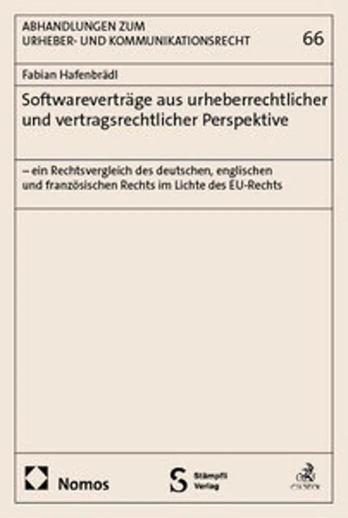 Droit des logiciels : perspective contractuelle et de propriété intellectuelle