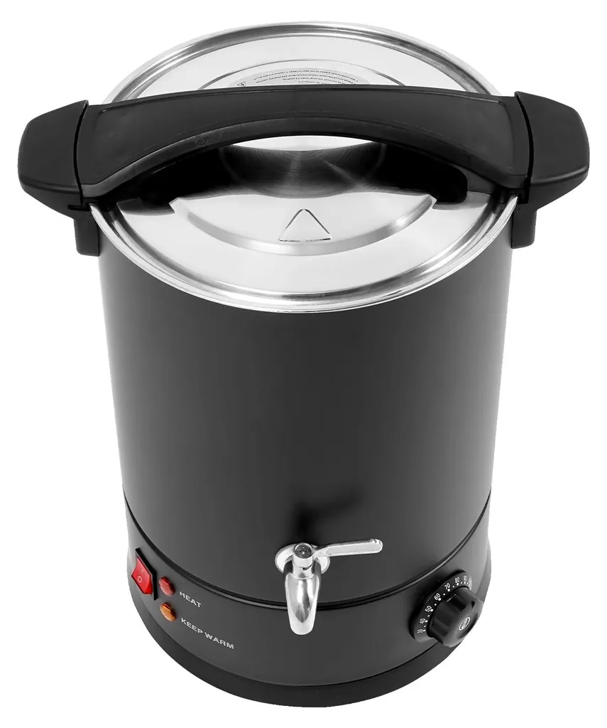 Fondeur de cire en acier inoxydable SUS 304 noir avec thermostat réglable