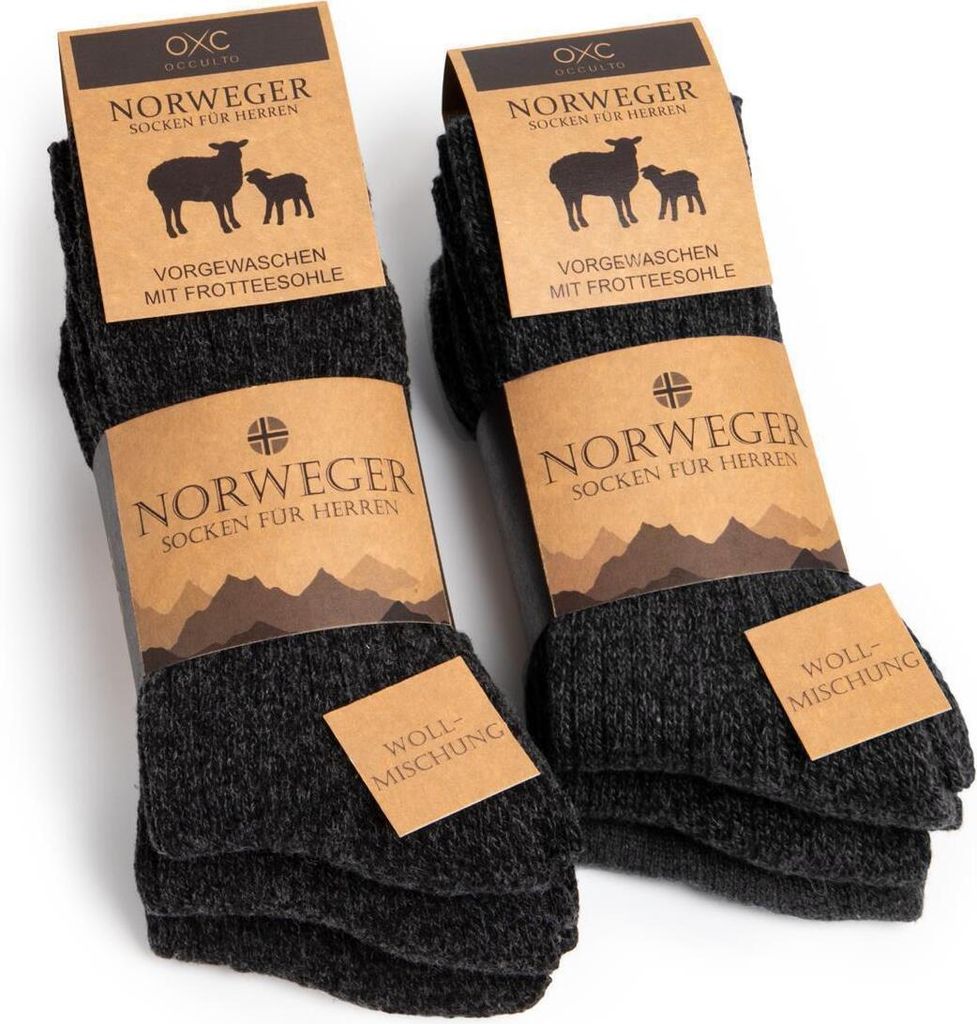 Occulto Herren Norweger Socken 6er Pack (Modell: Finn) Produktbild 