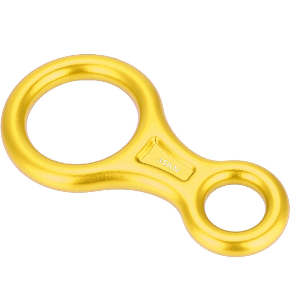 Klettern 8 Ring,Seil Abseilgerät,Klettern 35KN Abseilgerät,Abbildung 8 Seil Abseilgerät,Klettern Abseilring