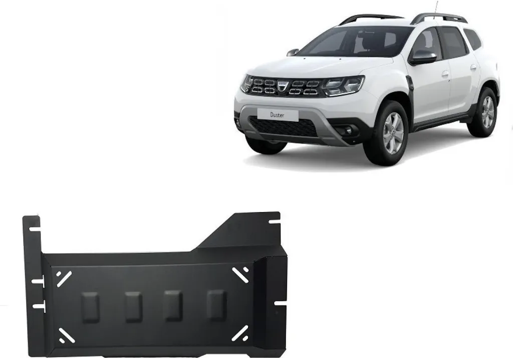 Protection anti-encastrement en acier 2mm pour filtre Dacia Duster SUV