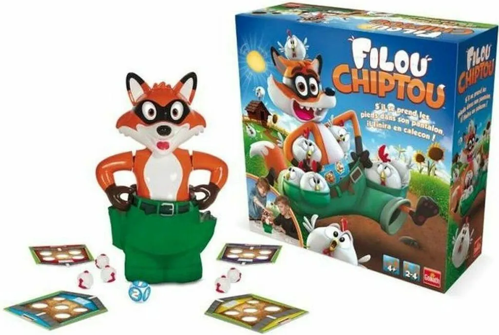 Finis les jeux compliqués : Filou Chiptou de Goliath amuse les petits