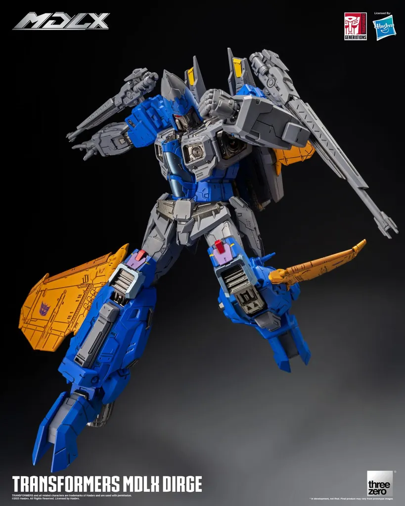 Figurine Transformers MDLX Dirge 20 cm articulée haute précision - 8