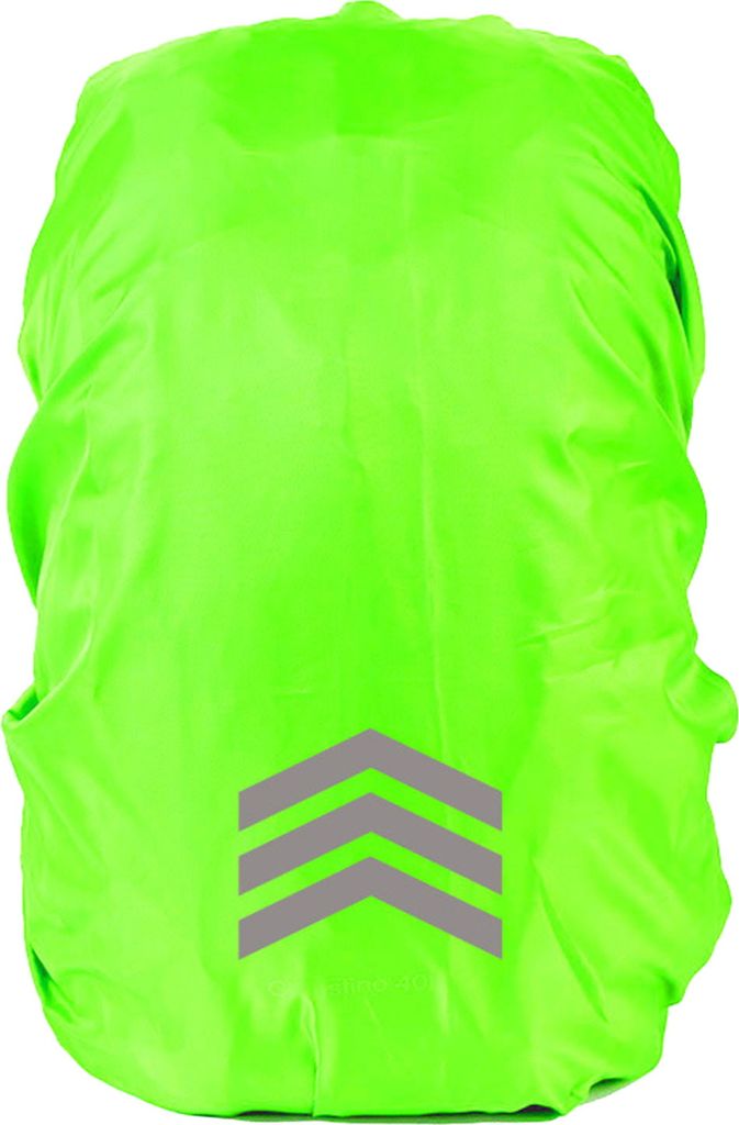 Wasserdichte Rucksack-Regenhülle mit reflektierenden Streifen, verschleißfest, UV-beständig, Nachtsichtbarkeit, Rucksack-Schutzhülle