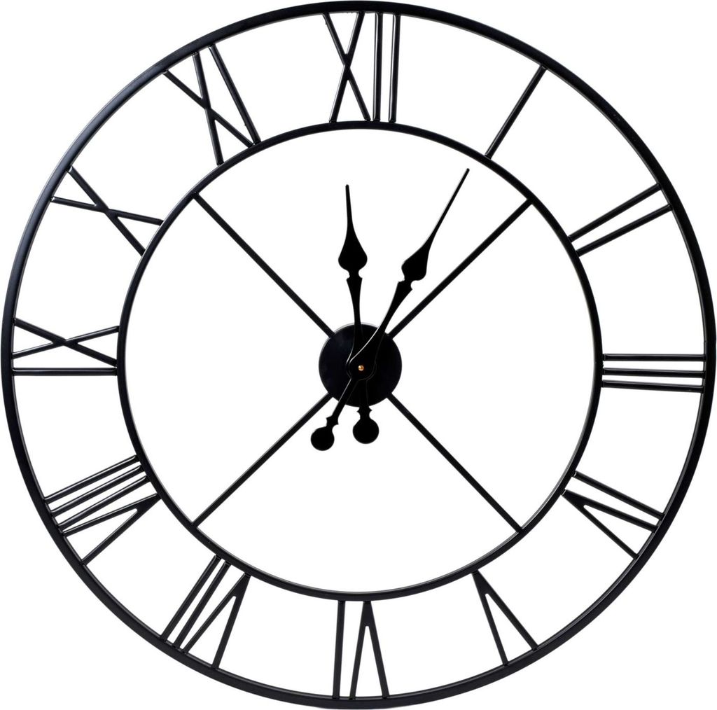 Horloge murale ITALIE 80 cm noir Image du produit 