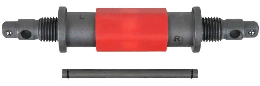 KS TOOLS Mandrino rotante 2in1 in senso orario e antiorario con ginocchiera 150.1964