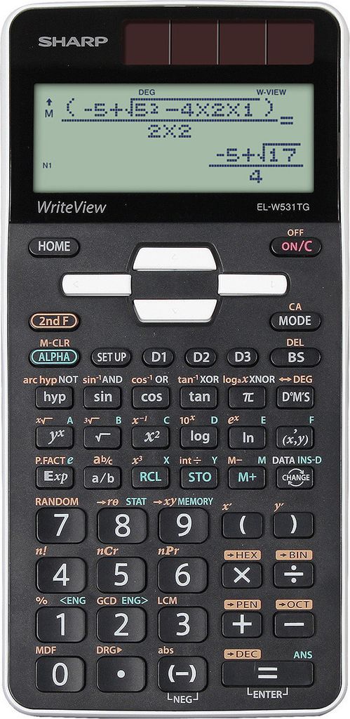 SHARP Schulrechner EL-W531 T-GWH weiss