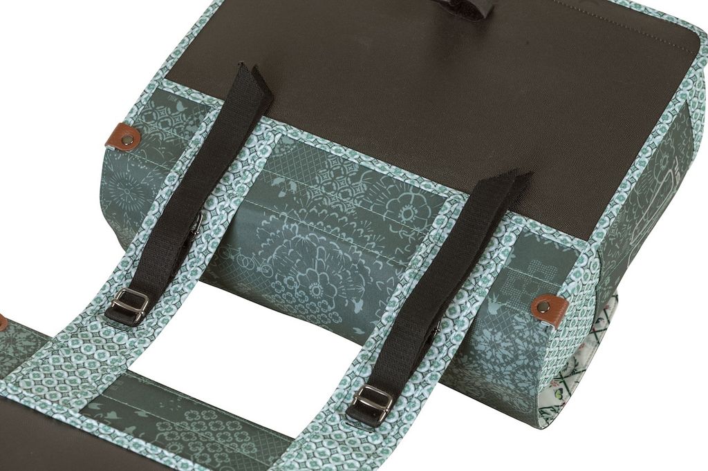 Basil Doppelpacktasche Boheme forest green mit Produktbild 4