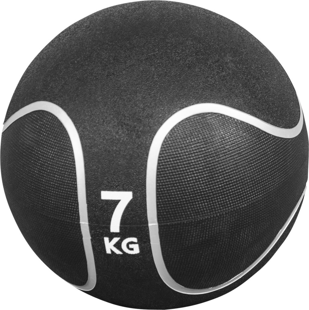GORILLA SPORTS Medizinball - 7kg Gewichte, Ø 29 cm, Rutschfest, aus Gummi - Slam Ball, Gewichtsball, Trainingsball, Fitnessball