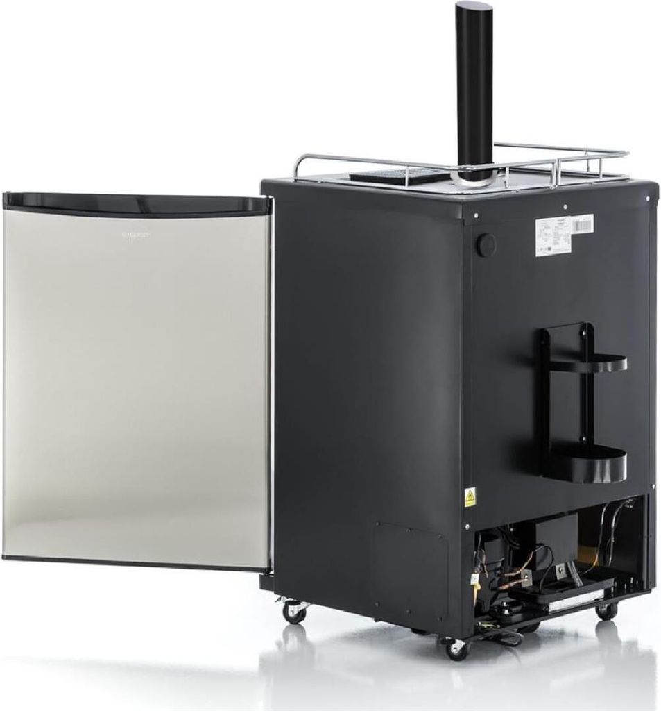 Bierbar komplett für max 50l Fass Silber 500g Flachkeg(A)