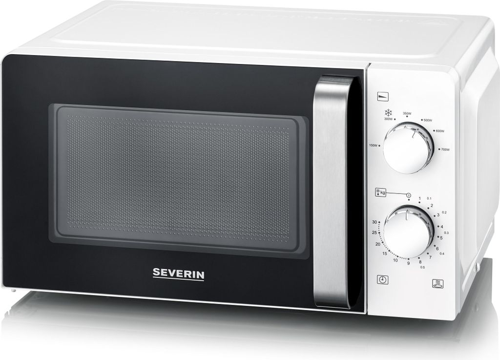 SEVERIN Mikrowelle MW 7885 700 Watt weiß/schwarz Produktbild 