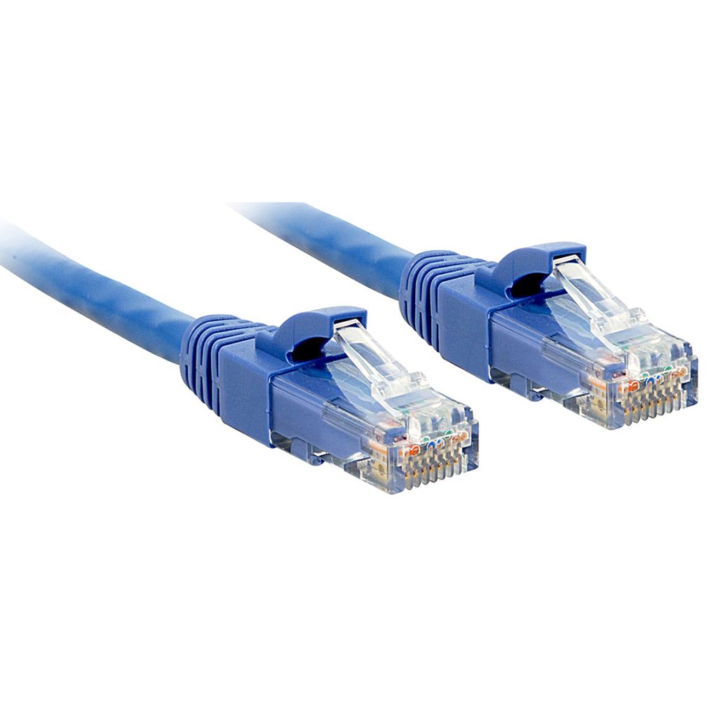 LINDY Patchkabel Cat6 U/UTP blau 0.30m