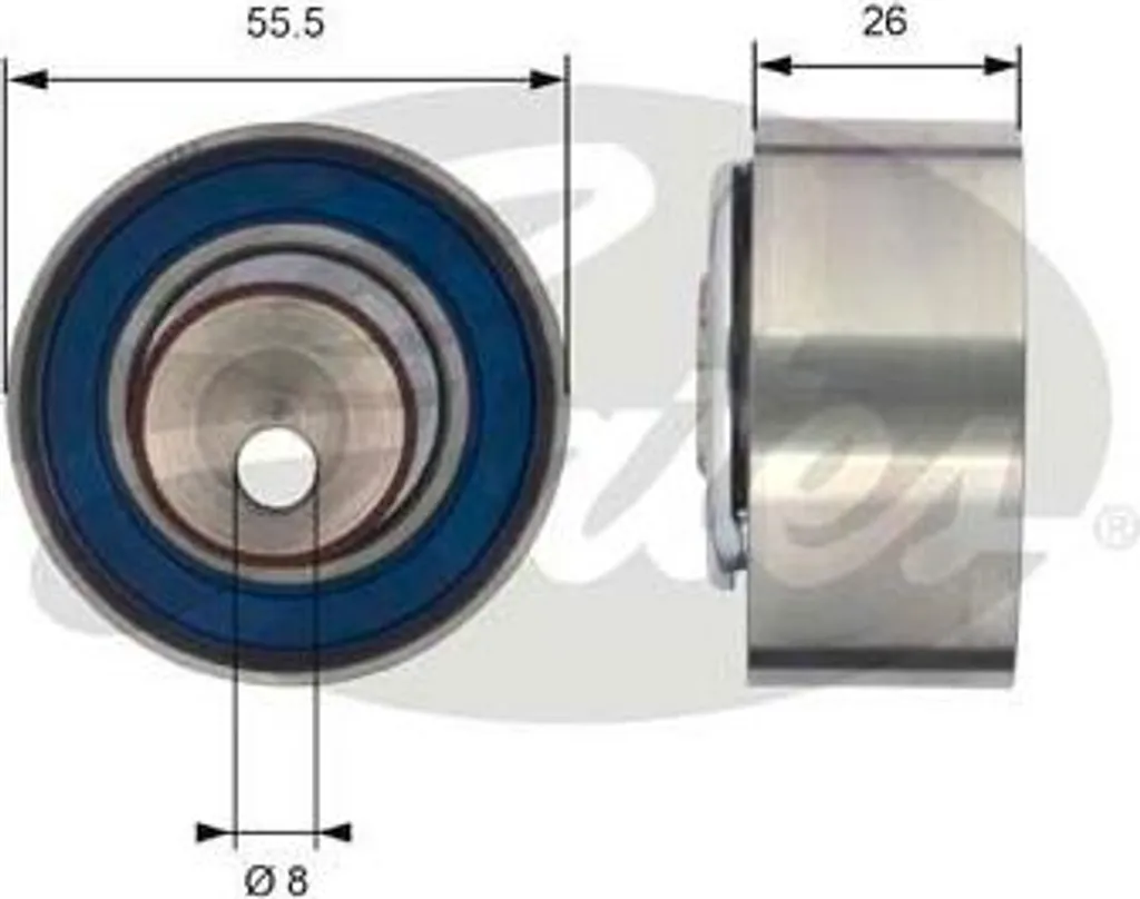 Tendeur de courroie de distribution pour Lancia Musa et Fiat Punto Evo