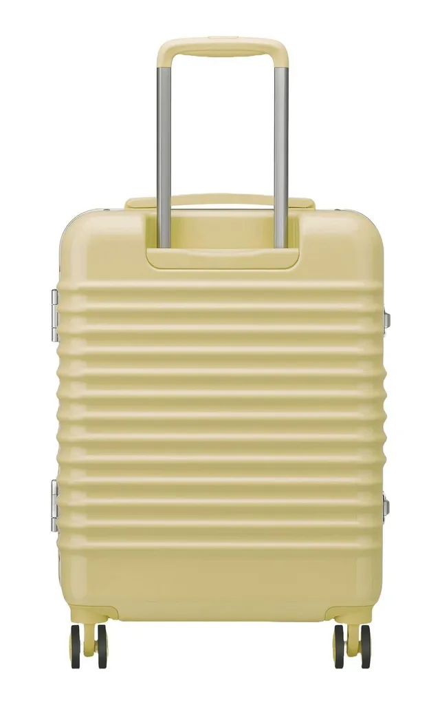 Valise Rigide Cabine 4 Roues Doubles Bastille 2.0 Slim Jaune Pastel - 4