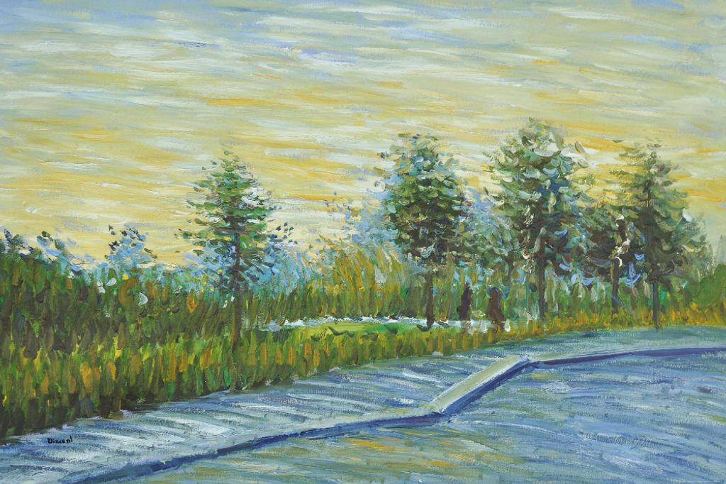 Vincent Van Gogh Kunstdruck Bild - Weg Im Park Voyer D'Argenson In Asnières, 1887 (80 x 120 cm)