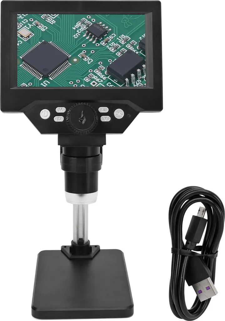 Microscope numérique LCD 5,5'' pour voir les détails des monnaies