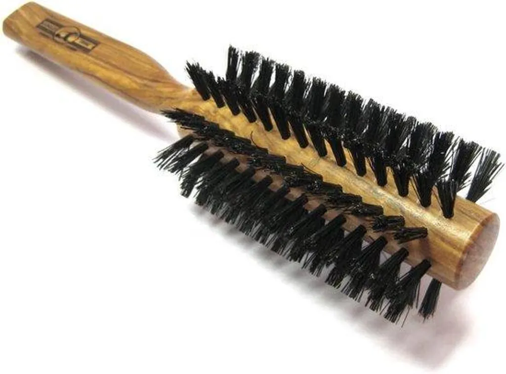 Brosse poils de sanglier et bois d'olivier 50 cm - Finition 10 rangées