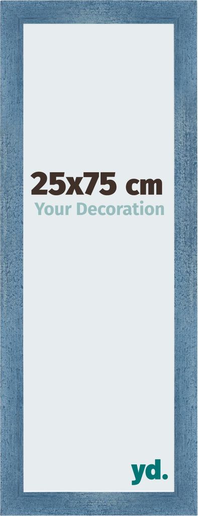 Bilderrahmen, 25x75 cm, Hellblau Gewischt, MDF, Mura Produktbild 