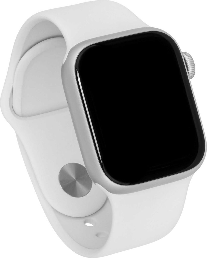 Apple Watch 8 GPS 45mm Alu Silver/White Sport Band Produktbild 7