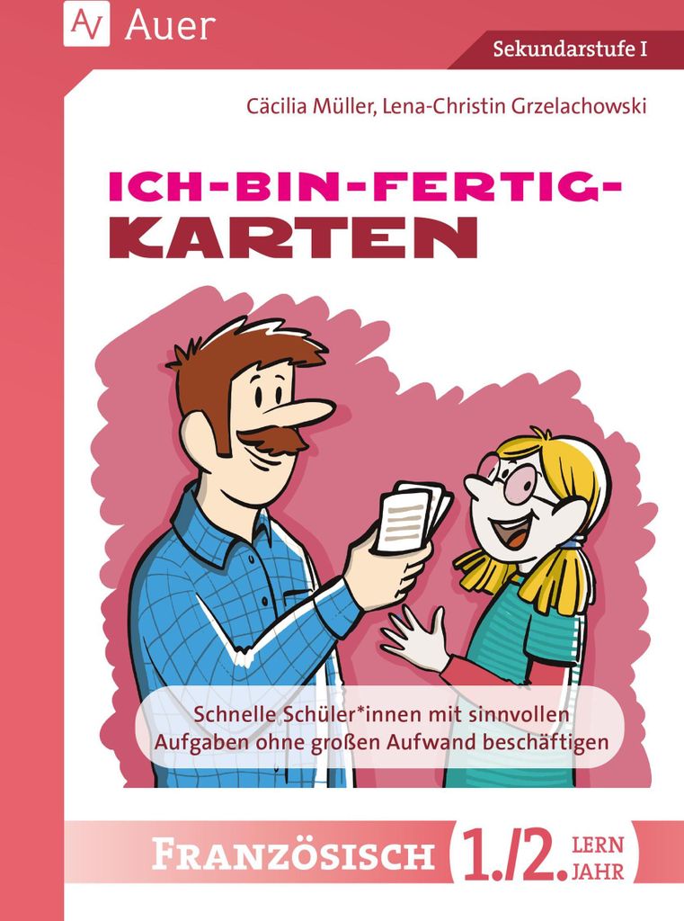 Ich-bin-fertig-Karten Französisch Lernjahr 1-2