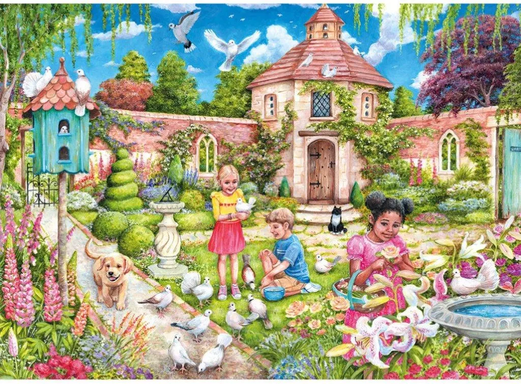 Puzzle adulte 1000 pièces Gibsons Le Colombier paysage de campagne