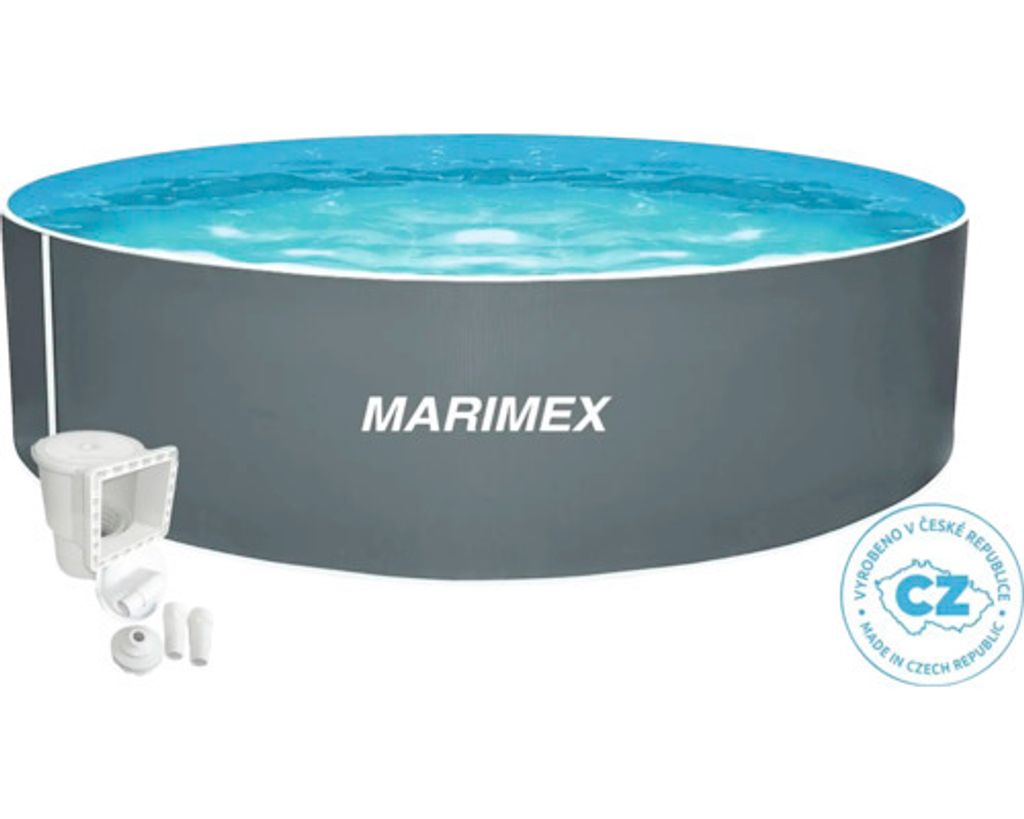Bazén Marimex Orlando 3,05 x 0,91 m šedý se skimmerem Obrázek produktu 