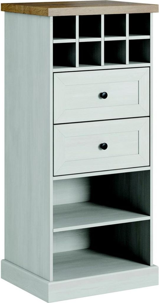 Landhaus Weiss Schrank Kommode Lowboard Anrichte Holz Buffet Kommoden Sideboard