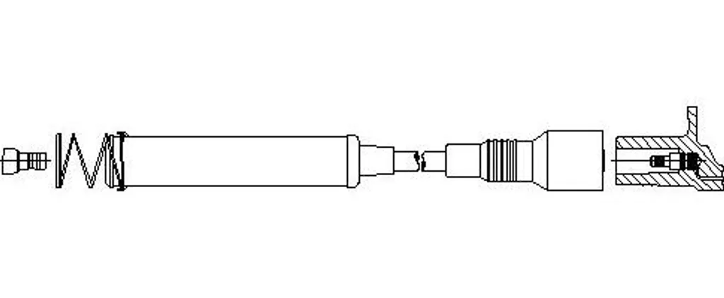 Cavo Accensione BREMI 328/80 OE 90337739 per Astra F, Omega, Vectra