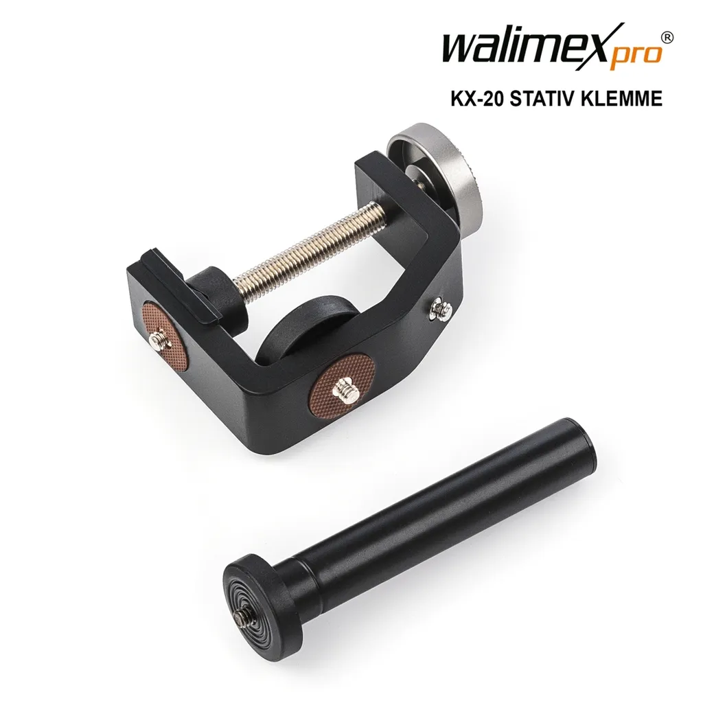 Walimex pro KX-20 morsetto per treppiede con colonna centrale