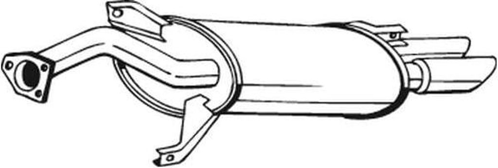 Bosal Endschalldämpfer 177-243