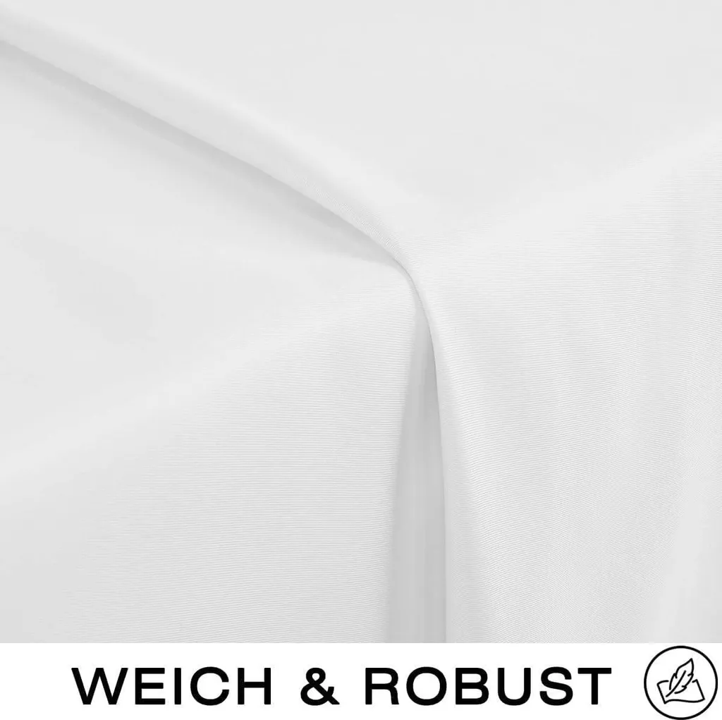 Tovaglia Antimacchia Bianca 160x220 - Elegante per Feste e Matrimoni - 4