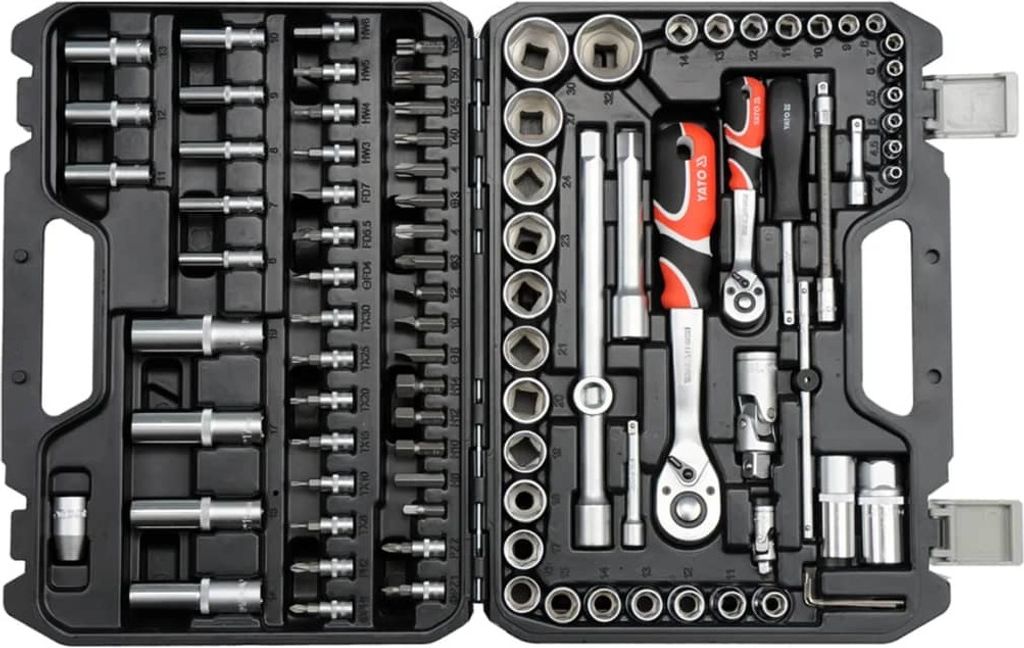 Yato YT-12681, Chrómovo-vanádová oceľ, Čierna, Kovová, Obrázok produktu 