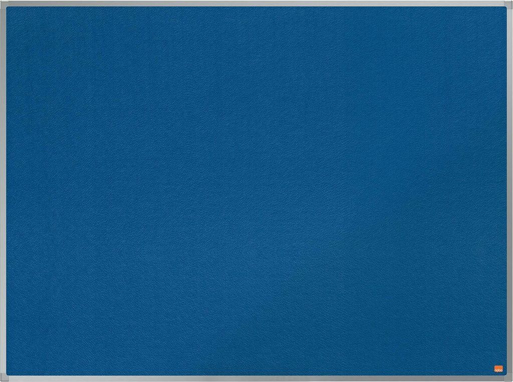 Nobo Basic, Feste Pinnwand, Blau, Filz, 1200 x 900 mm, Aluminium, Aluminium
