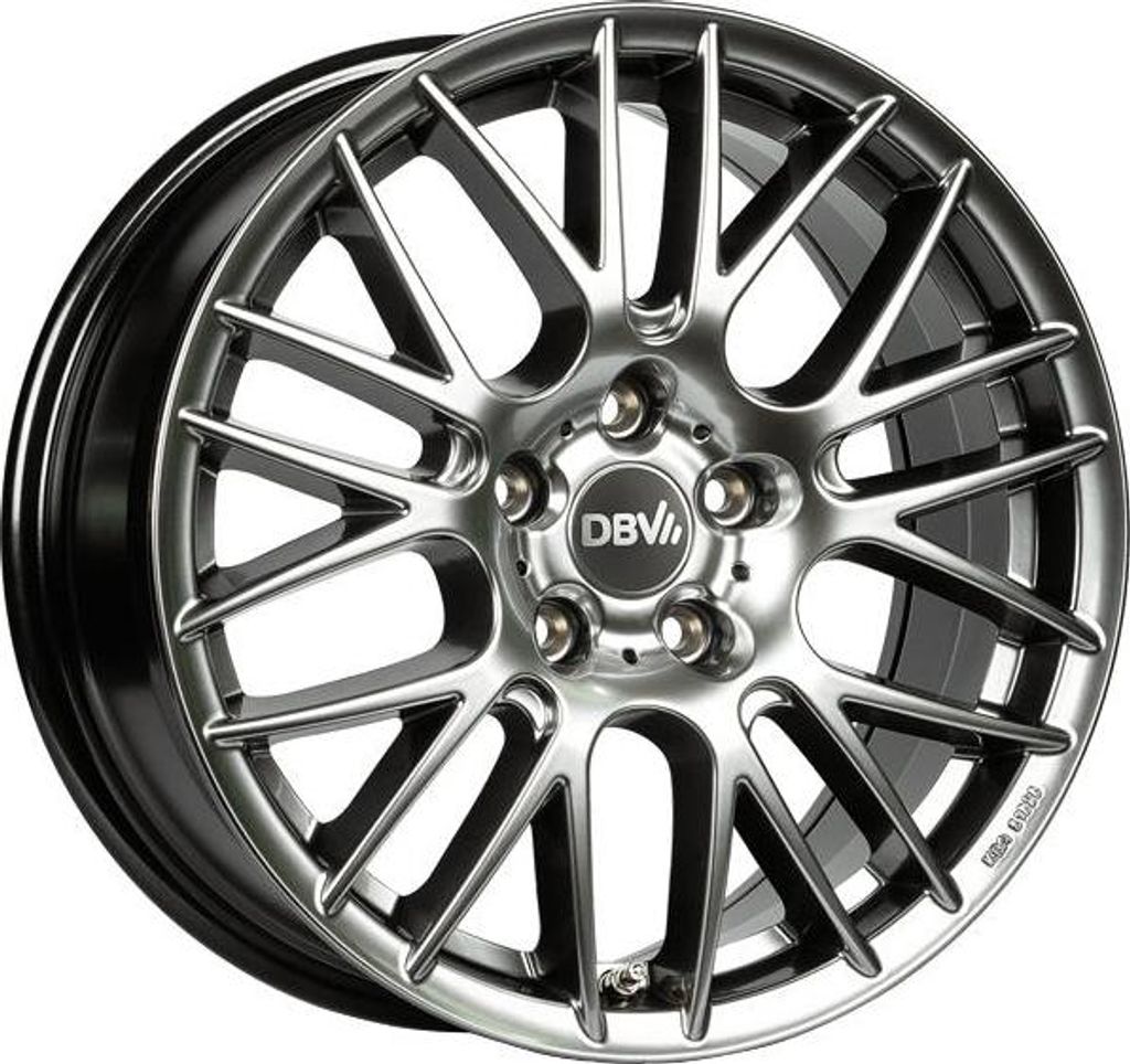16 Zoll Alufelge DBV 5KS 003 6,5x16 5/114,3 ET48 hyper silber Felge