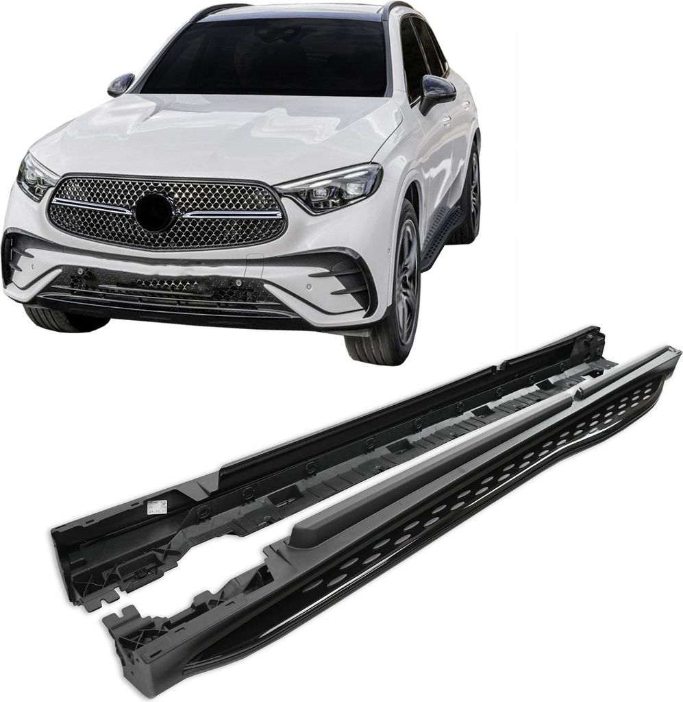 Marche-Pieds Latéraux Compatible Avec Mercedes GLC Class Image du produit 