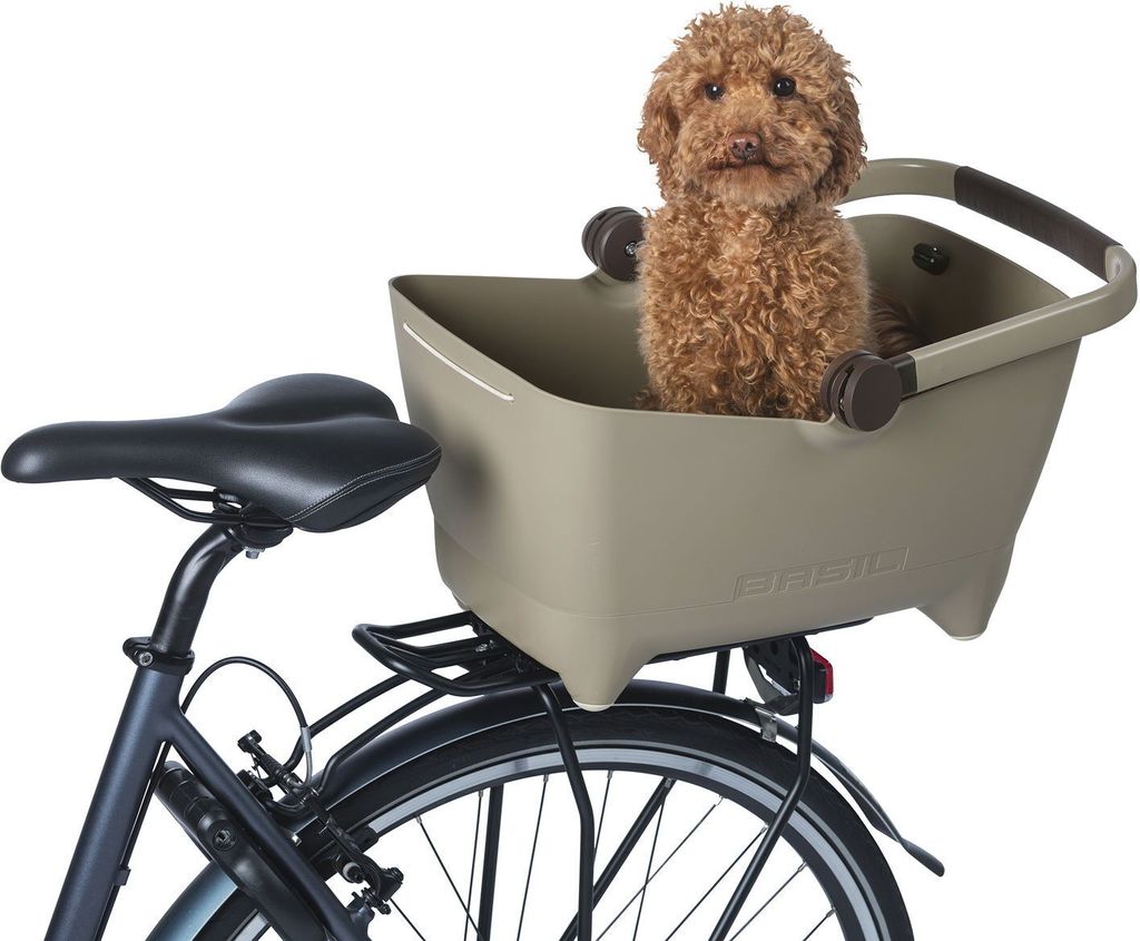Basil HR-Tierfahrradkorb Buddy MIK 45x32x22cm, biscotti Produktbild 4