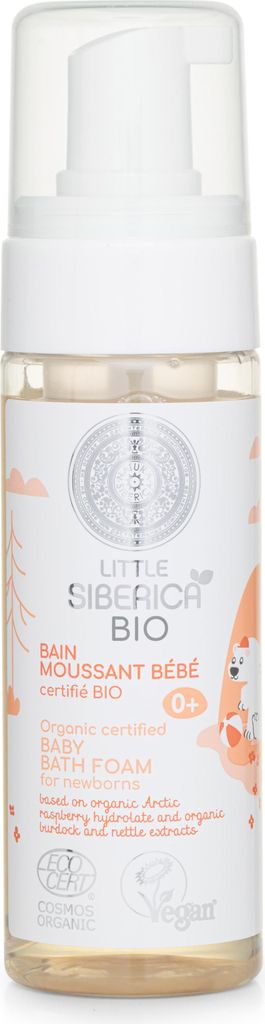 Natura Siberica Little Siberica. Organic certified Baby Bath Foam for Newborns, 160 ml