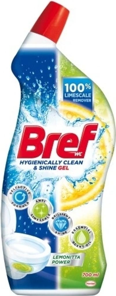 Přípravek pro úklid WC s osvěžujícím vůní citrónu - 700 ml Obrázek produktu 