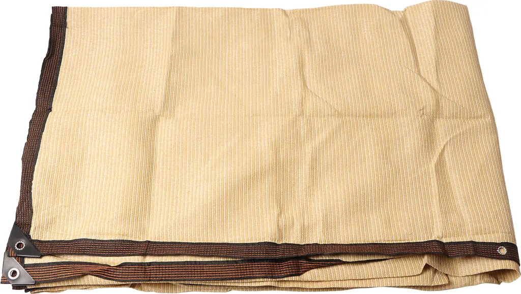 Voile d'ombrage beige 3x4m anti-chaleur et résistant pour balcon
