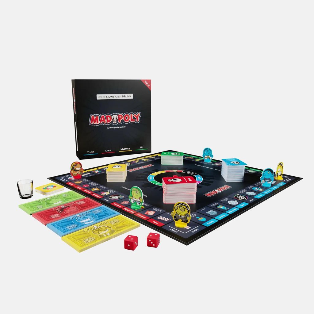 MadPoly – Partyspiel mit Bars und Herausforderungen